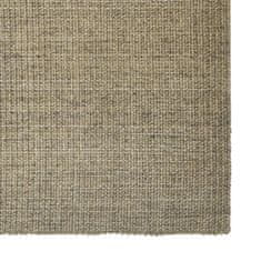 Greatstore Sisalový koberec pro škrabací sloupek taupe 80 x 350 cm