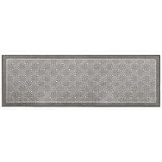 Greatstore Venkovní koberec šedý a bílý 80 x 250 cm