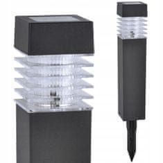 SANICO LED solární zahradní lampa MARTIN 40cm černá