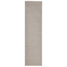 Greatstore Sisalový koberec pro škrabací sloupek pískový 66 x 250 cm