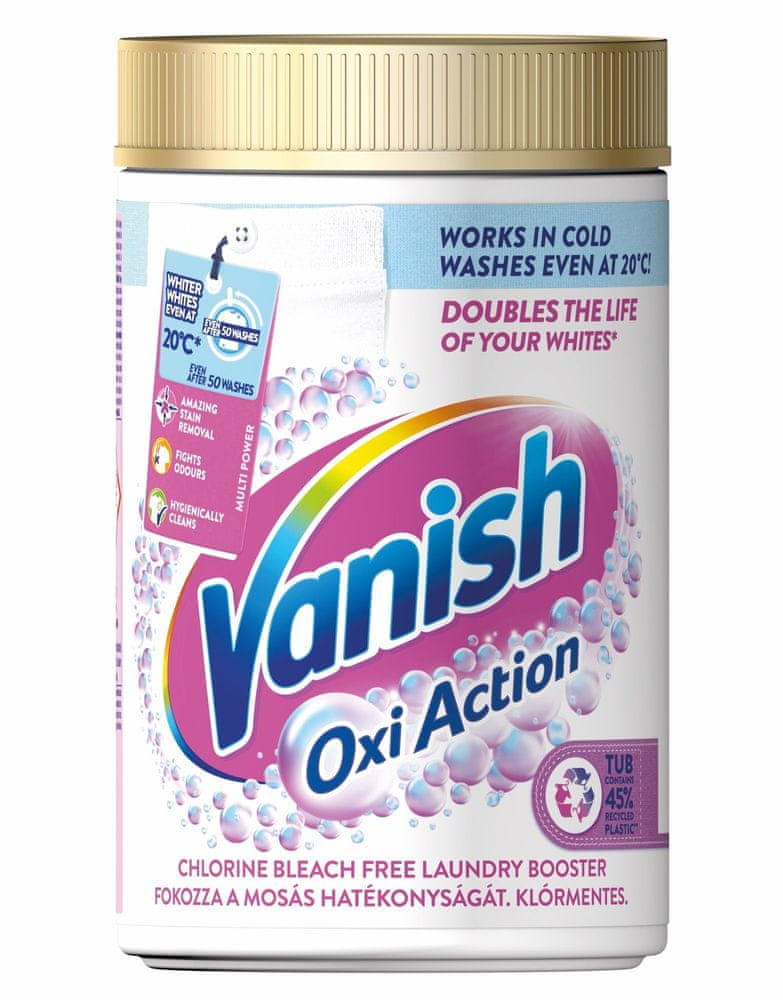 Levně Vanish Oxi Action prášek na bělení a odstranění skvrn 625 g