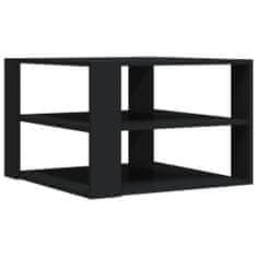 Vidaxl Konferenční stolek černý 59,5 x 59,5 x 40 cm kompozitní dřevo