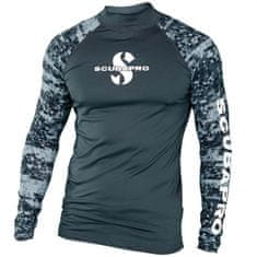 SCUBAPRO pánské tričko RASHGUARD GRAPHITE UPF50 L
