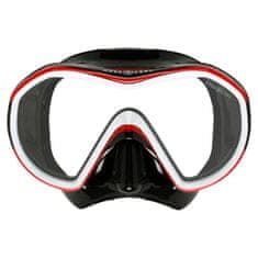 AQUALUNG maska REVEAL X1 černý silikon, červená