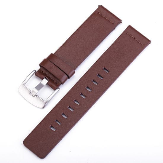 BStrap Fine Leather řemínek na Samsung Galaxy Watch 3 41mm, brown