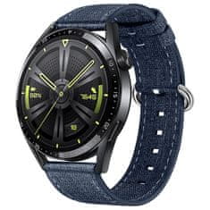 BStrap Denim řemínek na Huawei Watch GT2 Pro, royal blue