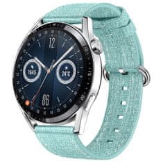 BStrap Denim řemínek na Huawei Watch GT2 42mm, light green