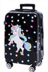 ATAN Dětský cestovní kufr Unicorn s hvězdami 45l KFBH1272