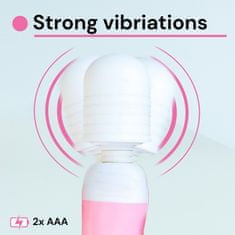 Sensual Vibrátor masážní Fairy, USB, růžová