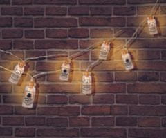 CurePink Dekorativní 3D světýlka - řetězová lampa Harry Potter: Láhve lektvarů