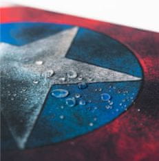 CurePink Herní podložka na stůl Marvel: Captain America (80 x 35 cm)