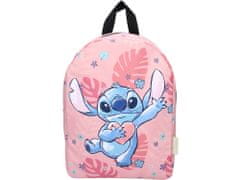 Vadobag Růžový dětský batoh Stitch Style Icons