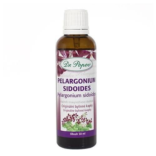 Dr. Popov Pelargonium sidoides, originální bylinné kapky, 50 ml Dr. Popov