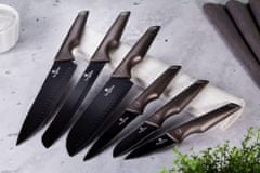 Berlingerhaus Sada nožů s nepřilnavým povrchem 6 ks Carbon Pro Line