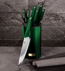 Berlingerhaus Sada nožů nerez 7 ks Emerald Collection ve stojanu