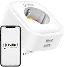 Gosund SP112 Smart plug WiFi, 2xUSB, Tuya