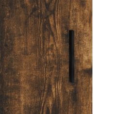 Vidaxl Skříň highboard kouřový dub 69,5 x 34 x 180 cm kompozitní dřevo