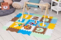 iPlay Vzdělávací pěnová podložka hrací ohrádka puzzle pro děti