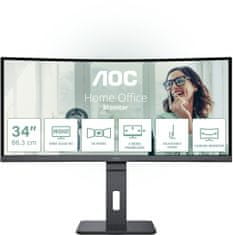 AOC CU34P3CV - LED monitor 34"