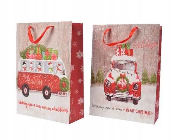 Kaemingk Vánoční dárková taška 30x42 cm
