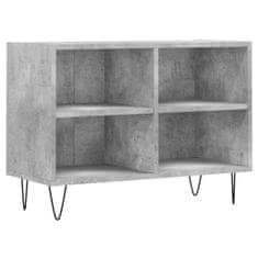 Greatstore TV skříňka betonově šedá 69,5 x 30 x 50 cm kompozitní dřevo