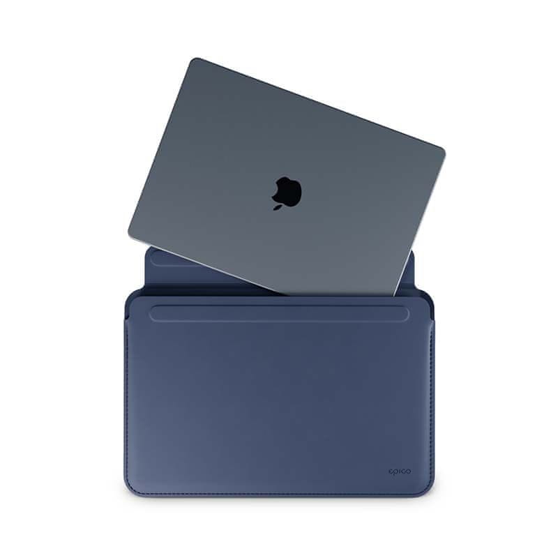 Levně EPICO kožené pouzdro pro MacBook Air 15" - tmavě modré (9911141600005)
