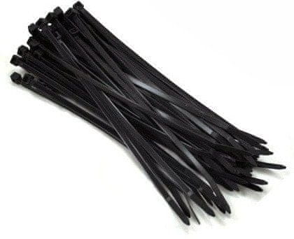 Dedra Černé kabelové pásky 3,6 x 300 mm 100 ks