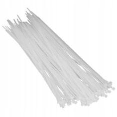 Dedra Bílé kabelové pásky 4,8 x 300 mm 100 ks