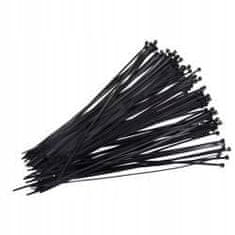 Dedra Černé kabelové pásky 3,6 x 200 mm 100 ks