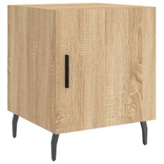 Greatstore Noční stolek dub sonoma 40 x 40 x 50 cm kompozitní dřevo