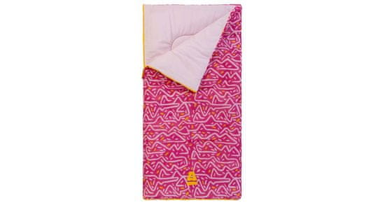 Abbey Camp Envelop Junior spací pytel deka růžová 1 ks