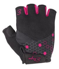 Etape Betty cyklistické rukavice černá-růžová M