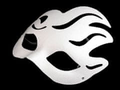 Kraftika 1ks 1 bílá karnevalová maska - škraboška k domalování
