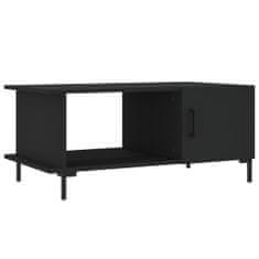 Greatstore Konferenční stolek černý 90 x 50 x 40 cm kompozitní dřevo
