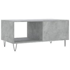 Greatstore Konferenční stolek betonově šedý 90x50x40 cm kompozitní dřevo