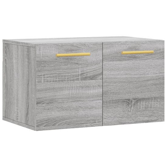 Vidaxl Nástěnná skříňka šedá sonoma 60 x 36,5 x 35 cm kompozitní dřevo