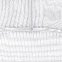 shumee Skleník s ocelovým rámem bílý 100 m² 20 x 5 x 2,3 m