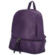 Urban Style Trendový dámský koženkový batůžek Alako, fialová
