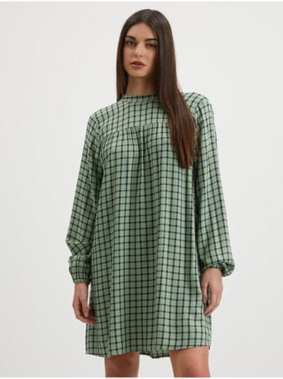 Jacqueline de Yong Zelené kostkované šaty JDY Anabelle