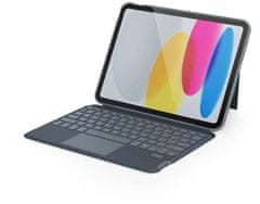 EPICO klávesnice s pouzdrem pro Apple iPad 10,9" (2022), Qwerty, šedá (73711101300010)
