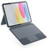 klávesnice s pouzdrem pro Apple iPad 10,9" (2022), Qwerty, šedá (73711101300010)