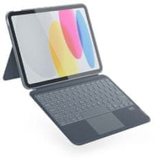 EPICO klávesnice s pouzdrem pro Apple iPad 10,2", SK, šedá (43811101300012)
