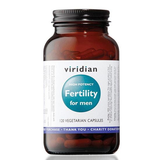 VIRIDIAN nutrition Fertility for Men 120 kapslí