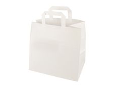 MEDI-INN Papírová taška bílá, 25x26x17