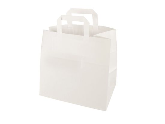 MEDI-INN Papírová taška bílá, 25x26x17