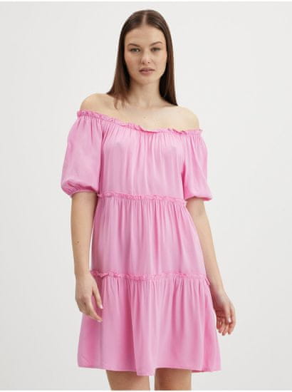 Jacqueline de Yong Růžové šaty JDY Amour