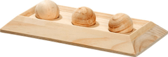 Karlie interaktivní dřevěná hračka pro hlodavce, 30x15x6cm