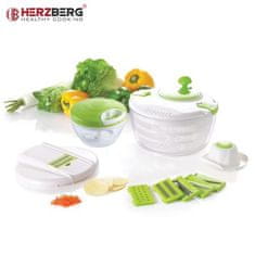 LEBULA Herzberg HG-5057; Multifunkční kráječ zeleniny a ovoce 6v1
