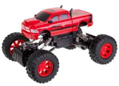 LEBULA RC Rock Crawler 4WD červené 2,4 GHz auto