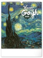 Kalendář 2024 nástěnný: Vincent van Gogh, 30 × 34 cm